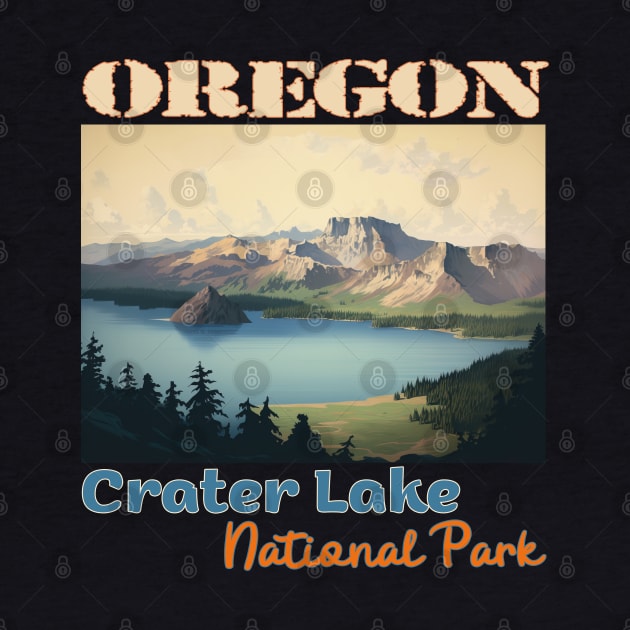 Crater Lake National Park by Schalag Dunay Artist